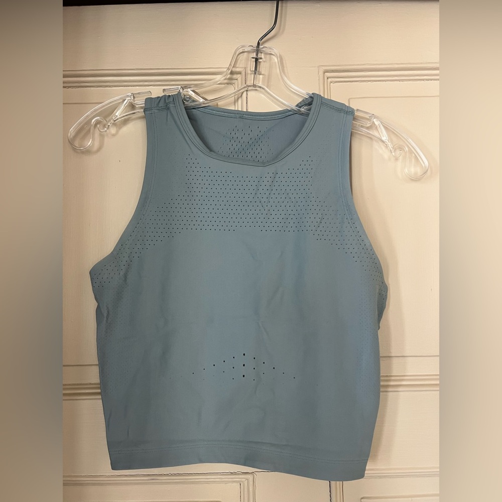 Women's Sleeveless Blue Top